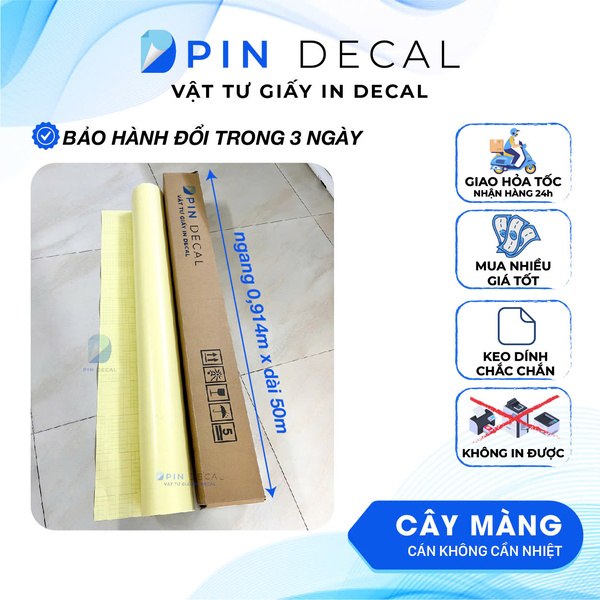 Vật tư giấy in decal